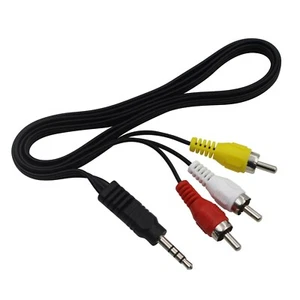 Mini AV to 3 RCA Adapter Audio Video Camcorder for Panasonic PV-DV203 PV-DV203D - Picture 1 of 3