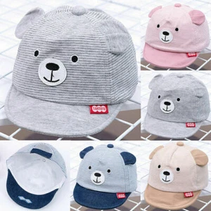 Kleinkind Bär Tier Baseball Cap Kinder Mädchen Jungen Basecap Kappe Mütze Hüte - Bild 1 von 7
