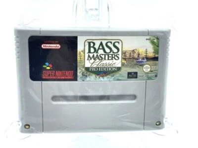 1996# NINTENDO SUPER NINTENDO SNES PAL BASS MASTER NEW OLD STOCK #DE - Immagine 1 di 3