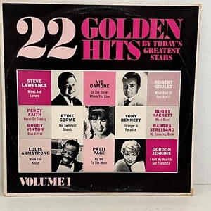 22 Golden Hits by Today's Greatest Stars Vol 1 vinyl 12" Record LP Vintage 1967 - Picture 1 of 5