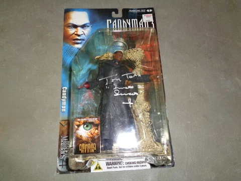Tony Todd Signed Candyman McFarlane Figure RARE Scream Wishmaster w/ COA Cover