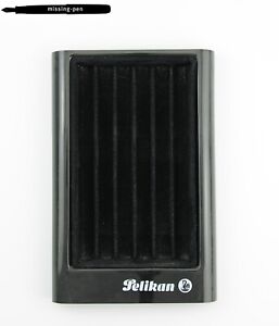 Used Pelikan Pen Tray / Tablett SST 6 in Black for 6 Pens (2)