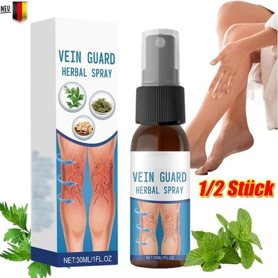 MARKENLOS Varicose Veins Spray Veins Treatment Kräuterspray for Legs Natural herbal 30ml