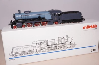 RF12] Märklin 3311 Steam Locomotive Class C Württemberg, H0 Ob Super Condition - Image 1 of 4