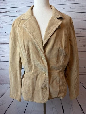 Chaqueta Blazer St Johns Bay Pana Bolsillo Botones XL Chaqueta Extra Grande Nueva con Etiquetas Tostada Foto 1 de 4