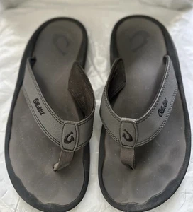 Olukai Thong Strap Flip Flop Slide Sandals Mens Size 10 Walking Beach - Picture 1 of 3