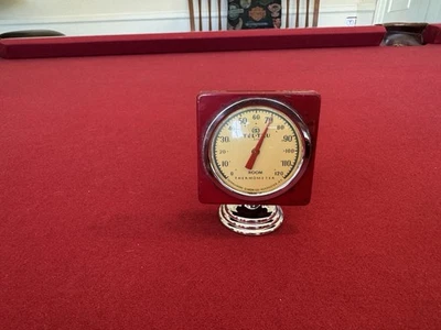 ANTIGUO ACCESORIO TERMÓMETRO AÑOS 40 1950 AUTO/CAMIÓN CHEVY FORD MOPAR GM Foto 1 de 4