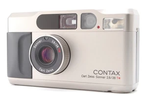 [NEAR MINT] Contax T2 D Silver Titan 35mm Point & Shoot Film Camera from JAPAN - Picture 1 of 12