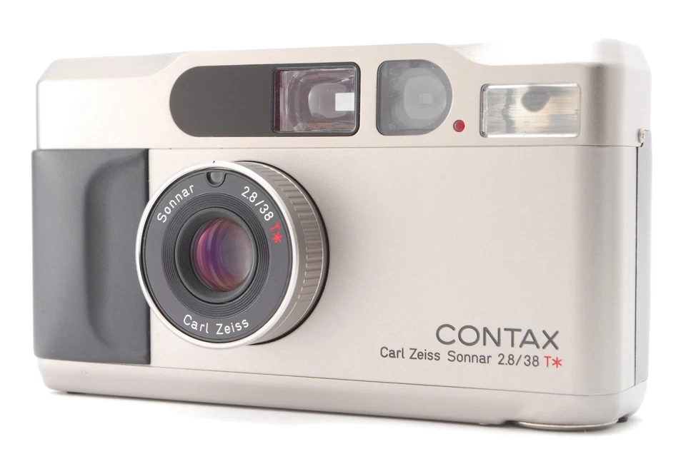 [NEAR MINT] Contax T2 D Silver Titan 35mm Point & Shoot Film Camera from JAPAN - Image 1 of 4