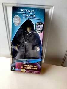 ~~ Star Trek TNG 9-in Data as Sherlock Holmes Figure Playmates 1999 ~ MIB ~~ - Picture 1 of 8