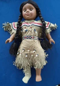 American Girl Historical KAYA Native American Doll in Adorned Deerskin Outfit - Picture 1 of 4