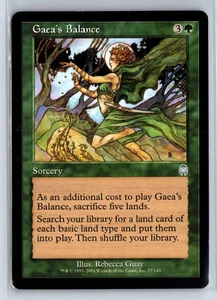GAEA'S BALANCE - Apocalypse – MTG Magic the Gathering Card - Uncommon - Picture 1 of 6