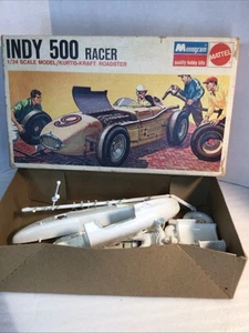 Indy 500 Racer Monogram Mattel Kurtis-Kraft Roadster Kit Mattel Incomplete**** - Picture 1 of 9