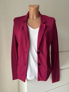 MONARI Viskose Blazer Gr. 40 Stretch Damen Jacke Pink Topzustand - Bild 1 von 6