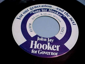 JOHN JAY HOOKER - TENNESSEE GOVERNOR CANDIDATE - RADIO SPOT 45 - Imagen 1 de 2