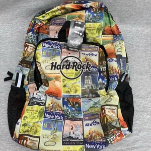 Hard Rock Cafe Packable Travel Poster Rucksack Neu mit Etikett - Bild 1 von 9