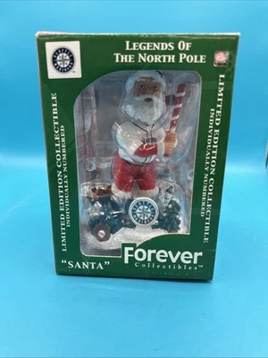 Legends Of The North Pole Forever Collectibles Seattle Mariners Santa Claus 8" - Image 1 of 4