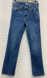 Old Navy Jungen integrierte flexible robuste gerade verstellbare Taille Jeans Größe 10 schmal - Bild 1 von 10