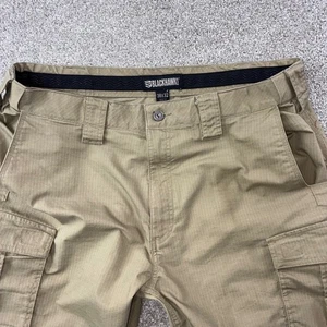 BLACKHAWK Extreme Pursuit Tactical Cargo Pants Khaki Mens 38x32 Ripstop Stretch - Picture 1 of 10