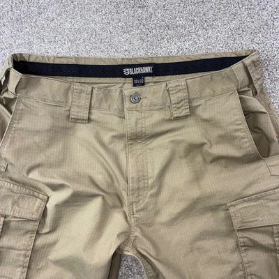 BLACKHAWK Extreme Pursuit Tactical Cargo Pants Khaki Mens 38x32 Ripstop Stretch - image 1 of 4