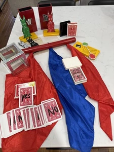 Great Kids Magic Lot (Acrobatic Silks, Hippity Hop Rabbit, Crystal Silk Box, Etc - Picture 1 of 7