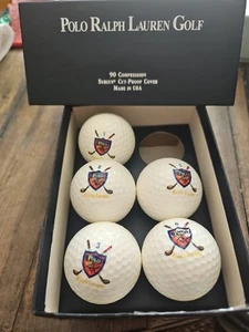 5 Ralph Lauren Polo Logo Golf Balls - Picture 1 of 6