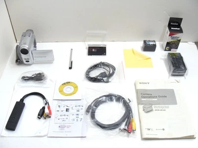 Sony DCR-HC20 Mini DV Camcorder Nightshot USB Streaming + Video Transfer Kit - Image 1 of 4