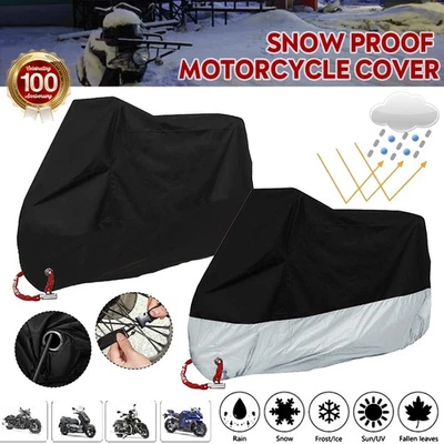 TANBURO M L XL XXL XXXL Motorradgarage Motorrad Roller Abdeckung Abdeckplane Wasserdicht