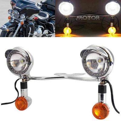 Barra de luces de paso señales de giro para motocicleta Yamaha Road Star Silverado XV1600 Foto 1 de 4