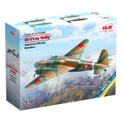 Ki-21-Ia Sally Japanese Heavy Bomber ICM 72205 Scale 1:72 Plastic Model Aicraft - Image 1 of 4