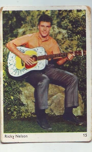 carte gum card - Ricky Nelson No 15 de la serie -  - Picture 1 of 1