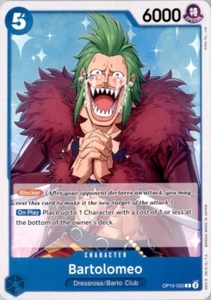 One Piece Royal Blood English OP10 Bartolomeo OP10-052 - Picture 1 of 2