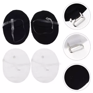 2 Pair Pad Armpit Dress Guards Deodorant Cotton Pads Washable Sweat Pad - Picture 1 of 12