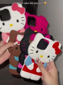 Coque téléphone Hello kitty pour iPhone 12,13,14,14pro,15,15pro,16,16 pro - Photo 1 sur 6