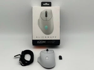 Alienware AW620M Wireless Optical Gaming Mouse - Wired - Lunar Light - Picture 1 of 7