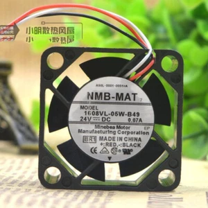 NMB 1608VL-05W-B49 4020 24VDC 0.07A 4CM Chassis Cooling Industrial Fan Mute - Picture 1 of 5