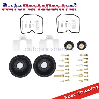 Kit de reparación de carburador diafragma flotador apto para Kawasaki Ninja 250R 96-07 Foto 1 de 4