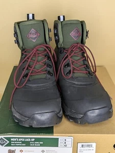 Muck Boot Company Mens Apex Lace Up Boots Black Size 9 - Picture 1 of 15
