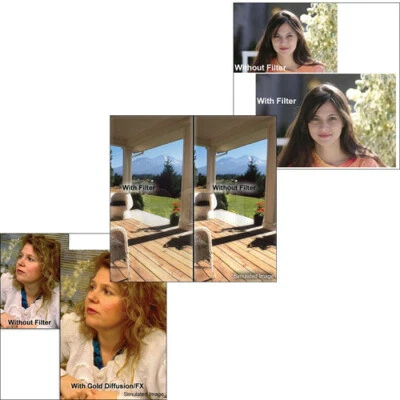 New Tiffen 4x4" Image Maker Diffusion Filter Kit Black Promist Glimmerglass  - Image 1 of 4