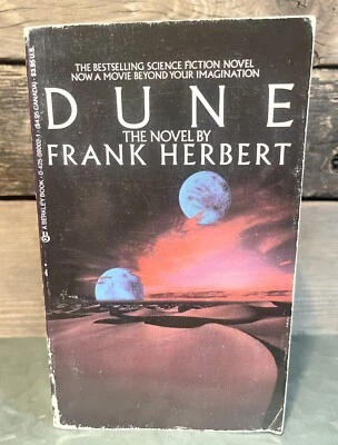 Dune Frank Herbert Vintage Berkley Paperback Book Movie Tie-In 1984 David Lynch Foto 1 de 4