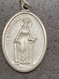 St Dymphna Pray for us Medal Italy - Picture 1 of 3