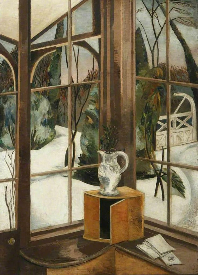 The Window Iver Heath Paul Nash : 1926 Modernist Interior Landscape Art Print - Image 1 of 1