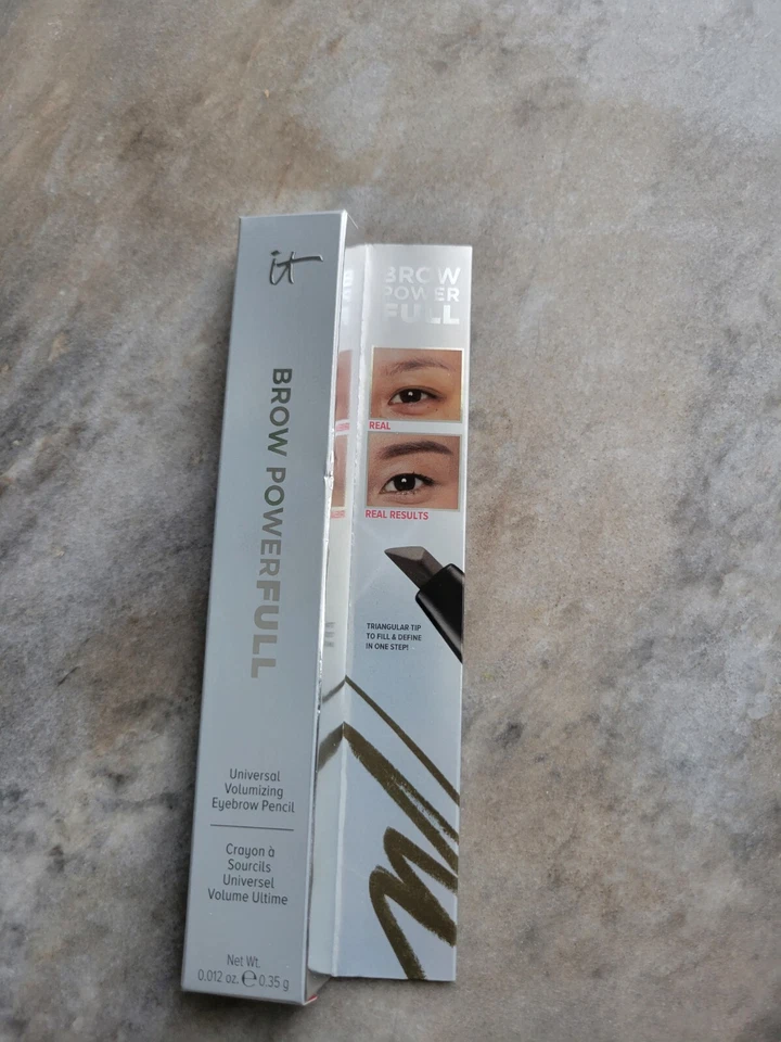 IT Cosmetics Brow PowerFULL Universal TAUPE Eyebrow Pencil Full Size .35g NIB - Image 1 of 2