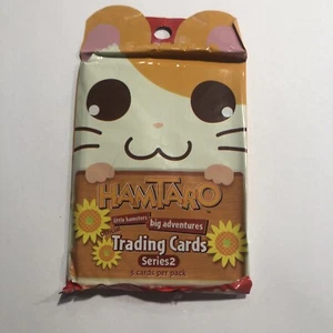 Tarjetas coleccionables Hamtaro serie 1 paquete sellado sin abrir con 5 cartas 2002 - Imagen 1 de 4