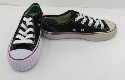 PF Flyers Center Reissue Ox Black/White/Red Canvas Womens 5.5 - Image 1 of 4
