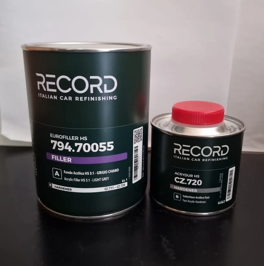 Fondo Acrilico Bicomp. 5:1 Grigio chiaro per carrozzeria CALDART  + cat. - Immagine 1 di 1