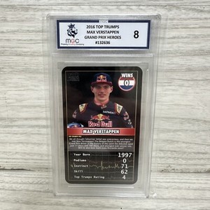 Max Verstappen True Rookie Card - 2016 Top Trumps Grand Prix Heroes RC - MGC 8