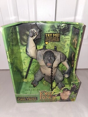 Cave Troll 10" Electronic LOTR Toybiz 2001 NEW RARE The Lord Of The Rings Amazon - Image 1 of 4