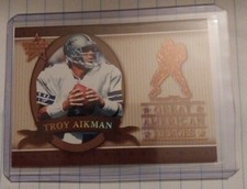 1999 Leaf Rookies & Stars Great American Heroes #GAH-1 Troy Aikman /2500 Cowboys