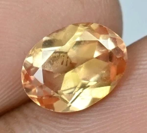 Piedra preciosa suelta Padparadscha natural impecable de 3,95 quilates con certificación ovalada - Imagen 1 de 7